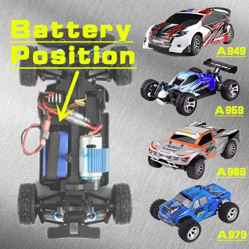 Vista 3 de ArkiFACE 7.4 V 1100 mAh 903048 20C tasa de descarga Li-ion JST Plug Recagrable RC Batería para Wltoys A949 A959 A969 A979 K929 Toy Car 353 Drone XC