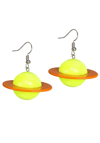 Vista 2 de Aretes de Disfraz Ms. Frizzle del Magic School Bus Multicolor