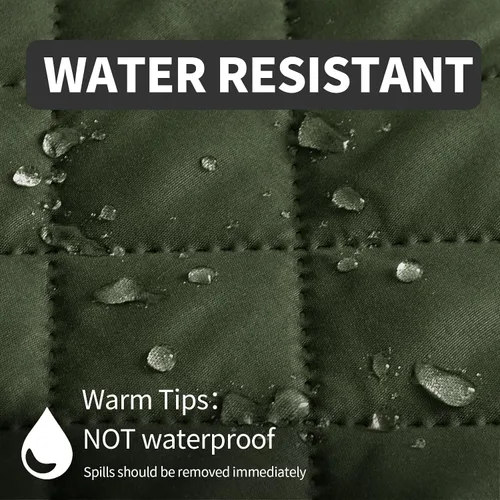 Vista 5 de Funda reversible para sofá de 3 cojines, lavable, con correas elásticas, resistente al agua, apta para perros y mascotas