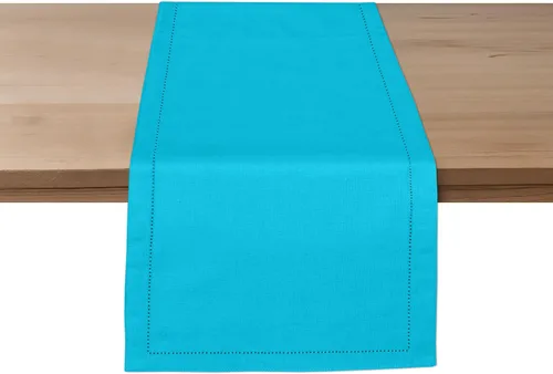 Vista 13 de Ruvanti Camino de mesa de lino de 36 pulgadas, dobladillo clásico, lavable, reutilizable, antideslizante, resistente a las manchas, perfecto