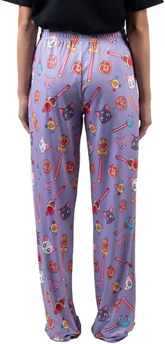 Vista 4 de Bioworld Sailor Moon - Pantalones de dormir con estampado, Multicolor