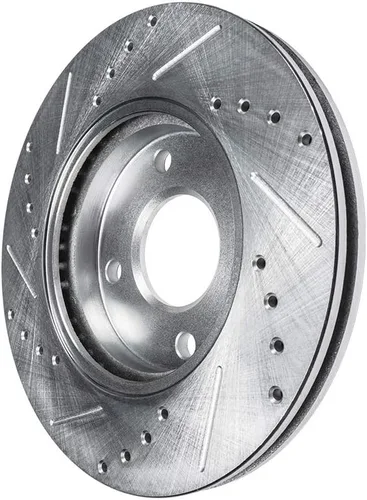 Vista 446 de Detroit Axle - Rotores de freno delantero para 04-13 Mazda 3 Rotores de frenos de disco 06-15 Mazda 5 Reemplazo: Rotor regular delantero de 11.81