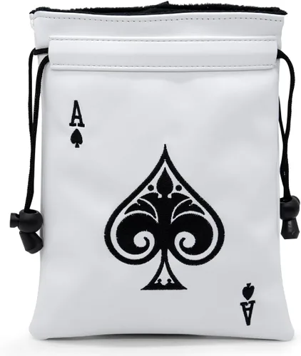 Vista 10 de montela golf Bolsa para objetos de valor, Bolsa para bolsa de golf con cordones Bolsa para tees de golf de cuero Bolsas para tees de golf