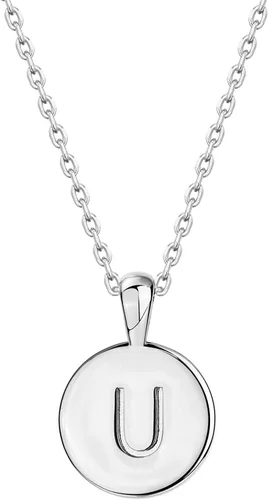 Vista 71 de PAVOI - Collar con dije de letra inicial chapado en oro de 14 quilates para mujer Collar con inicial alfabética de oro