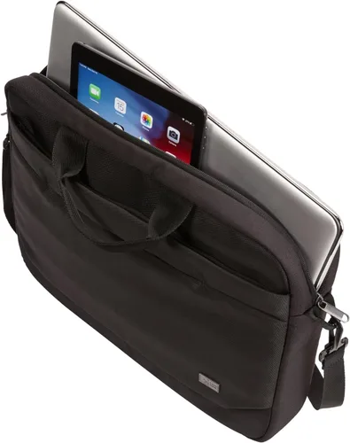 Vista 5 de Case Logic Advantage 15.6" Attaché-Black, 15.2 x 1.2 x 10.4 in Negro