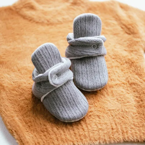 Vista 181 de Sawimlgy - Botines de algodón antideslizantes para recién nacido, con agarre, para cuna o para el invierno