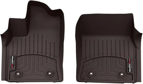 Vista 11 de Weathertech Revestimientos de suelo de ajuste personalizado para Toyota Tundra Hybrid, Tundra, Tundra - 1ª fila (4417081), Negro