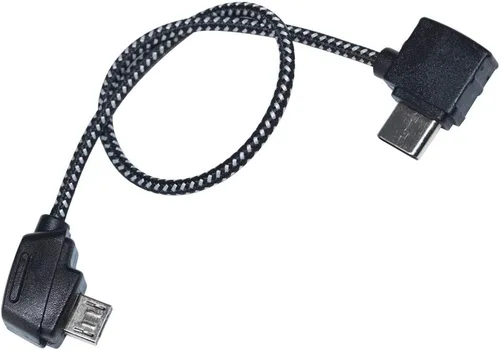 Vista 7 de Hanatora Cable de control remoto Micro-AB a USB C de 8.14 pulgadas para DJI Mavic Mini, Mini SE y Mavic 2 Pro/Zoom, Air, Pro Platinum; cable