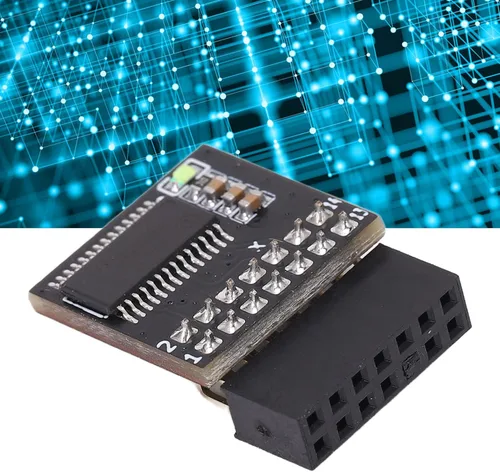 Vista 3 de TPM 2.0 módulo LPC 14pin tarjeta remota tarjeta de cifrado de seguridad para componentes electrónicos