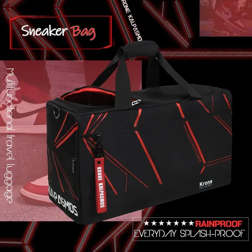 Vista 2 de Bolsa de viaje para zapatos deportivos, maleta de zapatos para viajes, bolsa de gimnasio, bolsa de deporte, una bolsa de viaje multifuncional con 3
