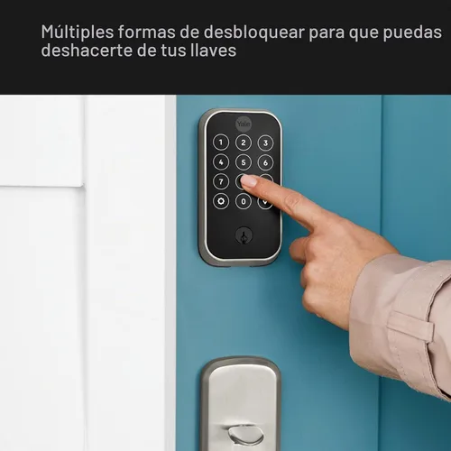 Vista 2 de Yale Assure Lock 2 - Cerradura de seguridad para teclado con Bluetooth Ante negro