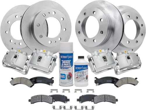 Vista 57 de Detroit Axle - Rotores de freno para Nissan NV2500 NV3500 NV1500 NV1500 2012-2021, repuesto de rotores de freno de disco: rotor delantero de 14.17