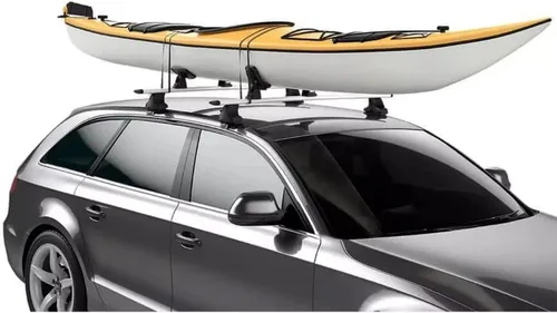 Vista 4 de Thule DockGlide, capacidad de peso de 75 libras, lleva kayaks de hasta 36