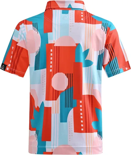 Vista 6 de DEOLAX Camisa de golf para hombre que absorbe la humedad, secado rápido, manga corta, polo para hombre