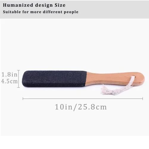 Vista 5 de LEKESI - Lima de piedra pómez para retirar callosidades y piel muerta de los pies, herramienta para exfoliar y masajear los pies, se usa con pies