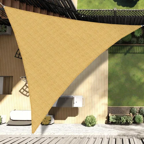 Vista 33 de Coarbor Toldo tipo vela de 2 x 2 x 2 pies, para exteriores, resistente, triangular, tela para patio, jardín, terraza, pérgola (beige)