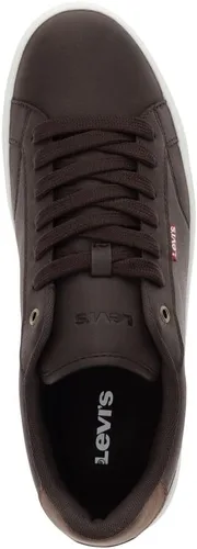 Vista 2 de Levi's Carter NB - Tenis casuales de cuero vegano con cordones para hombre