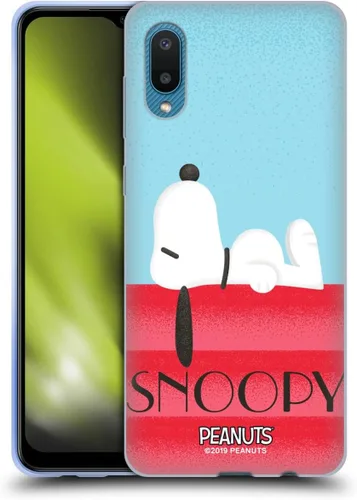 Vista 127 de Head Case Designs Snoopy Deco Dreams - Funda de gel con licencia oficial de Peanuts Blue Pattern [protección de grado militar] compatible con Google
