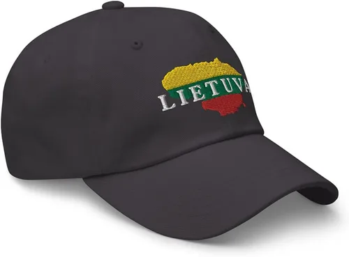 Vista 2 de LEJJ Gear Bandera de Lituania Lietuva (bordado) Sombrero de papá