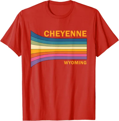 Vista 39 de Retro Vintage 70s Cheyenne Wyoming camiseta