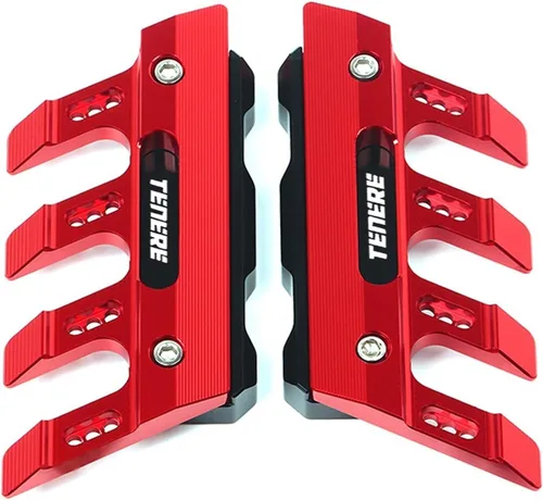 Vista 9 de Para Yamaha XT660Z XT660R Tenere Motocicleta Guardabarros Protector de Horquilla Delantera Bloque Protector de Guardabarros Delantero AntiCaída Negro