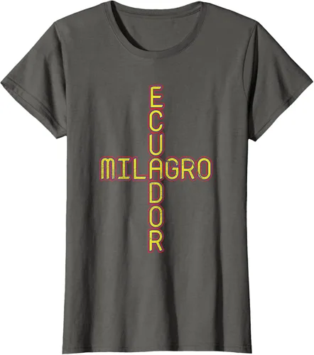 Vista 5 de Milagro Ecuador Travel, Orgullo, Bandera de Ecuador, Camiseta Milagro, Negro