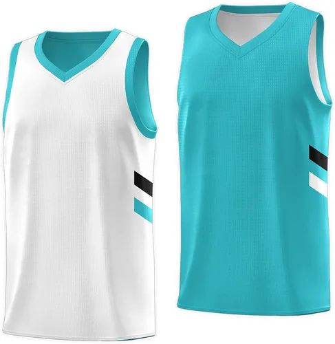 Vista 7 de KXK Camiseta de baloncesto reversible para hombre, sin mangas, uniforme de equipo Verde neón y negro