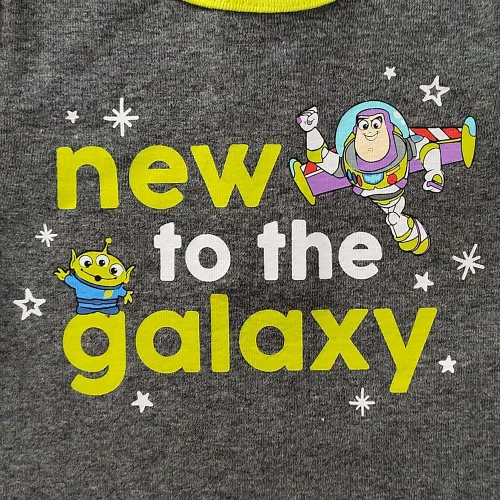 Vista 2 de Disney Pixar Buzz Lightyear - Body para bebé, Toy Story, talla 12-18 meses