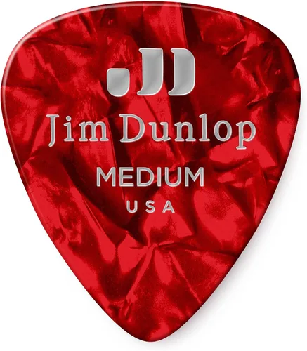 Vista 9 de Celuloide púas de guitarra Dunlop Classic, 12 unidades, Shell Caparazón