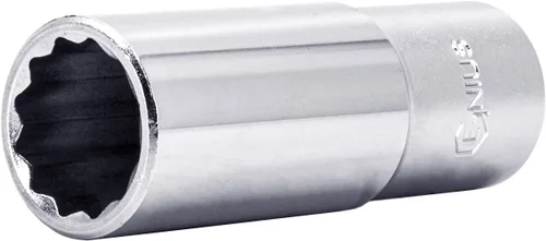 Vista 2 de Genius Tools 477825 1/2" Dr. 25/32" Deep Hand Socket (12 Point)