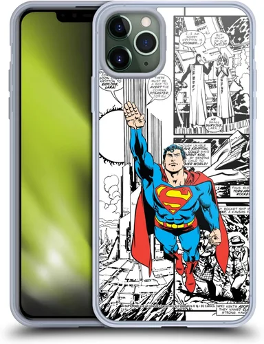 Vista 52 de Head Case Designs Funda de gel con licencia oficial de Superman DC Comics Collage Comicbook Art [protección de grado militar] compatible con Apple