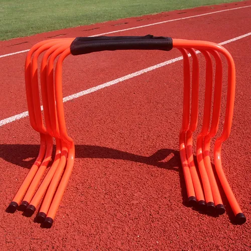 Vista 15 de YXXSDP Juego de entrenamiento de velocidad y agilidad, obstáculos de entrenamiento de obstáculos portátiles profesionales, equipo de práctica