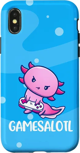 Vista 5 de Gamesalotl Axolotl Nice Game Video Game Case for iPhone 17