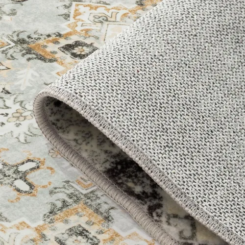 Vista 5 de Asrug Alfombra de pasillo de 2 x 7, lavable para pasillos, antideslizante, cocina, baño, lavandería, alfombra de pasillo vintage, alfombra suave