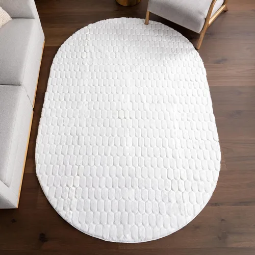 Vista 35 de nuLOOM Alfombra de Área de Felpa Acogedora de 5' x 8', Lavable a Máquina, Antideslizante, Alfombra Shag Suave y Esponjosa para Sala de Estar, Rubor