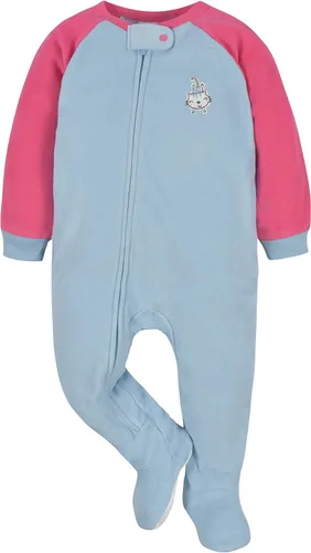 Vista 2 de Gerber Pijama de forro polar resistente al fuego, para niña pequeña, 2