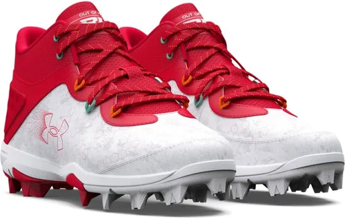 Vista 2 de Under Armour Harper 8 Mid TPU Jr - Tenis de béisbol unisex para niños