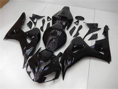 Vista 2 de NT FAIRING Carenado negro brillante para Honda 2006 2007 CBR1000RR CBR 1000RR nueva inyección ABS plásticos cuerpo kit cuerpo trabajo 06 07