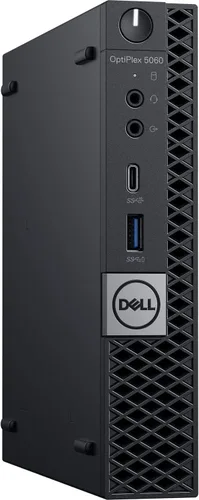 Vista 2 de DELL Computadora de escritorio Micro Optiplex 5060, Intel Core i5-8500T 2.1GHz hasta 3.5GHz, 16GB DDR4, 1TB SSD, teclado y mouse inalámbricos