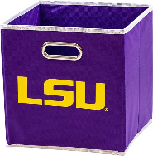 Vista 35 de Franklin Sports Cubos de almacenamiento de tela del equipo universitario de la NCAA hechos para adaptarse a organizadores de almacenamiento