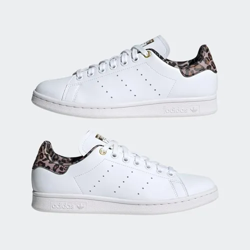 Vista 6 de adidas Zapatos Stan Smith para mujer, Nube BlancoMarrón SalvajeOro Met
