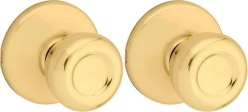Vista 4 de Kwikset 92001-512 Tylo - Pomo para pasillos y armarios en latón antiguo