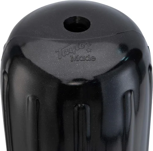 Vista 2 de Defensa para barco con diseño de vinilo inflable Taylor Made Products Big B con tubo para soga central Negro