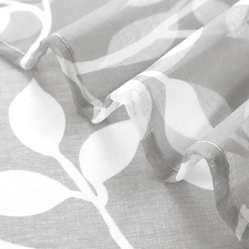 Vista 5 de XTMYI Cortinas pequeñas para ventana de sótano, mini cortinas cortas para ventanas, 24 pulgadas de largo, gris claro