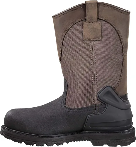 Vista 7 de Carhartt - Bota de trabajo impermeable Wellington con puntera suave de 11 pulgadas para hombre Heritage