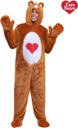 Vista 2 de Care Bears - Disfraz clásico de oso tierno para adultos, Marrón