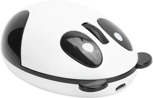 Vista 4 de Sanpyl Ratón de computadora, 2.4 GHz Panda Sensor óptico Ratón universal para computadora portátil de escritorio PC