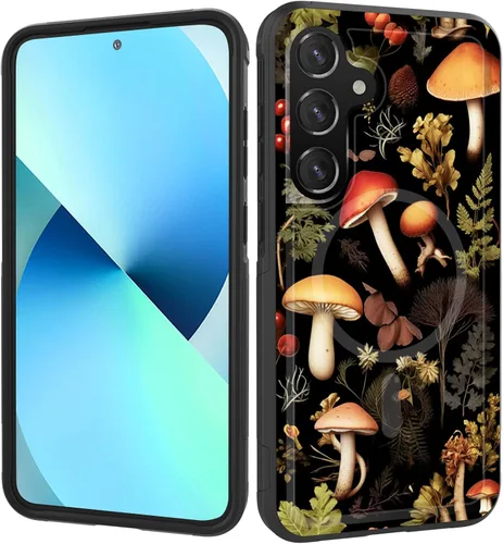 Vista 68 de Funda magnética para Galaxy A16 5G, [compatible con MagSafe] [protección contra caídas de grado militar] Funda resistente a prueba de golpes
