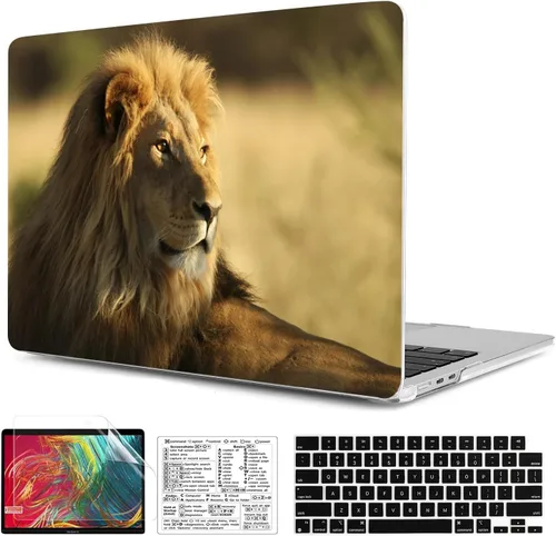 Vista 9 de Funda compatible con MacBook Air de 15 pulgadas 2026 2025-2023 Release M5 A3448 M4 A3241 M3 A3114 M2 A2941 Funda de plástico duradera con cubierta
