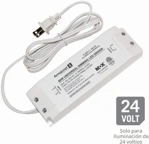 Vista 4 de Armacost Lighting - Controlador LED universal regulable de 60 vatios 24 V CC TRIAC 860600